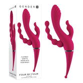 Gender X FOUR BY FOUR RABBIT VIBRATOR - Mr and Mrs D's